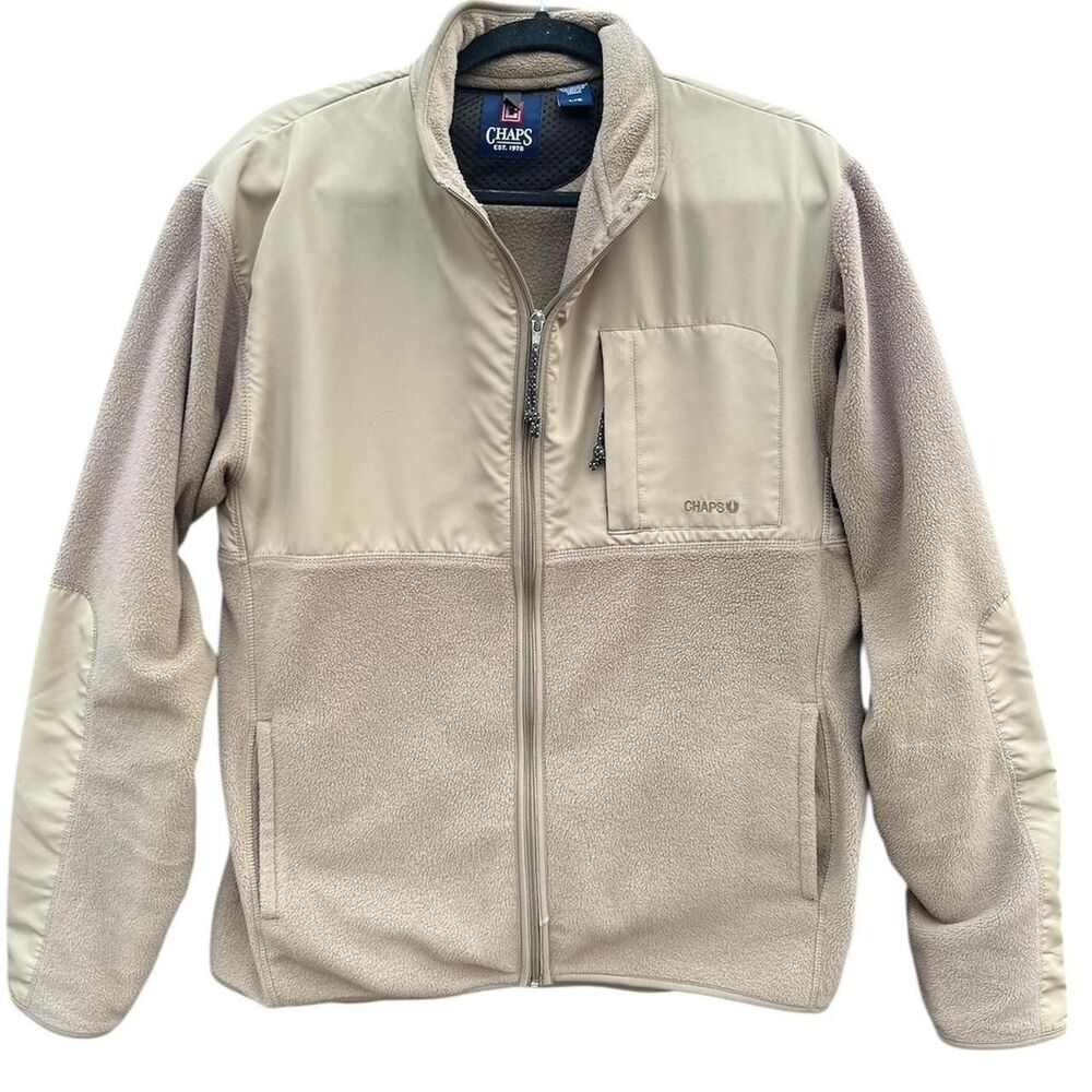 Chaps Men's Tan and Cream Jacket